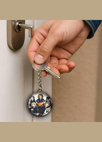 Набір підвіска (кулон) та брелок Аніме Кей-Он #06 (подарунковий набір) No Brand (332633277)