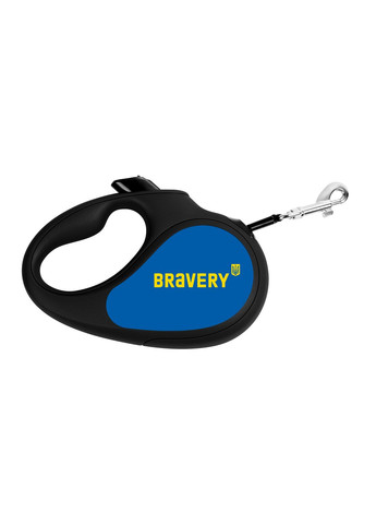 Повідець-рулетка з нейлоновою стрічкою R-leash "Сміливість" S, 15 кг, 5 м (4823089348971) WAUDOG (351479553)