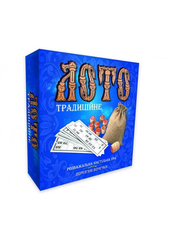 Лото "Традиційне" 30315 з дерев'яними діжками Strateg (364889642)