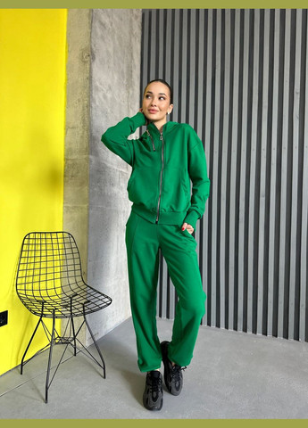 Женский спортивный костюм цвет зеленый р.50/52 450764 New Trend (282926765)
