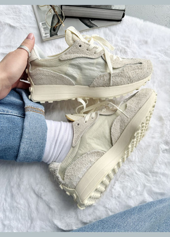 Кроссовки женские New Balance 327 Casual Beige | Нью Беланс 327 бежевые No Brand бежевые демисезоны (340916033)