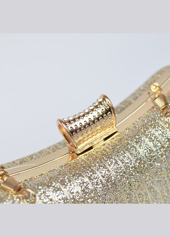 Золотистий вечірній маленький випускний міні клатч бокс на ланцюжку No Brand (311280537)