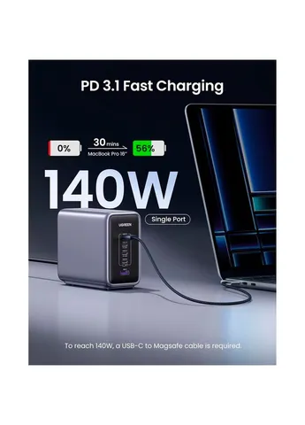 Зарядний пристрій 5xUSB 300W Nexode (5хUSB-C) CD333 (90903B) Ugreen (400264551)