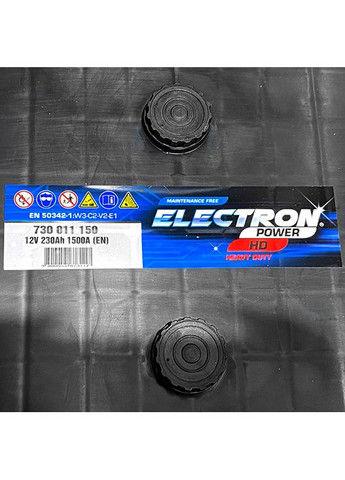 Автомобільний акумулятор TRUCK HD 6СТ-230Ah Аз 1500А (EN) 730011150 Electron (352762569)