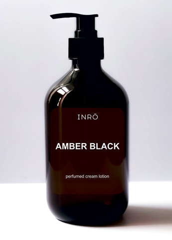 Лосьйон для тіла, парфумований крем лосьйон "AMBER BLACK" 500 мл INRO (280917630)