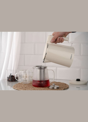 Електрочайник EKL-F1BG, 1л, подвійні стінки, STRIX, Ardesto (314748504)