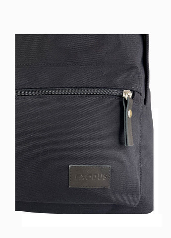 Рюкзак Унисекс Leather Canvas Черный R1403EX012 Exodus (307173533)