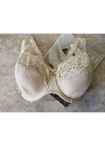 Бежевий бежевий бюстгальтер великого розміру з тонким поролоном Lanny Mode