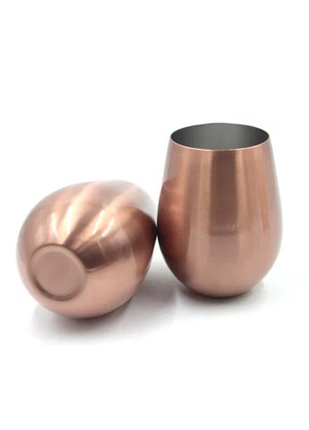 Металевий стакан чашка 500 мл. рожеве золото з нержавіючої сталі REMY-DECOR (293152553)