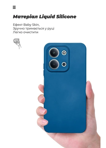 Чохол ICON для Xiaomi Redmi 15C 4G / Poco C85 4G Camera cover Dark Blue (ARM87042) KLB ArmorStandart (390142084)