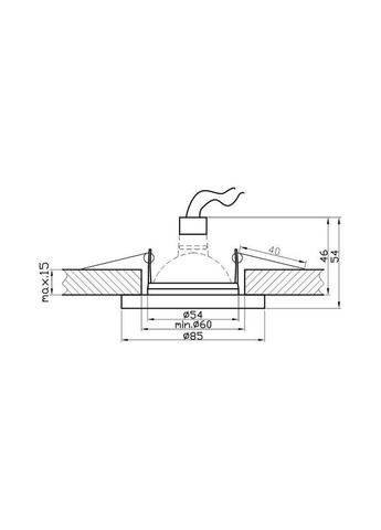Точечный светильник SH-06 (2245614) Candellux (361313472)