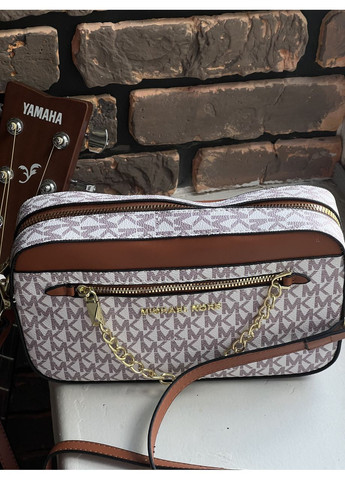 Сумка женская Jet Set Large Logo Bag Ivory пудрово через плечо No Brand (369935281)