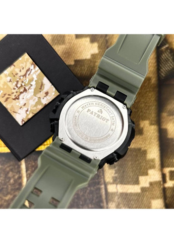 Наручний годинник ДПС спортивний армійський кварцовий з будильником таймером у болотному кольорі ProDobro (367267038)