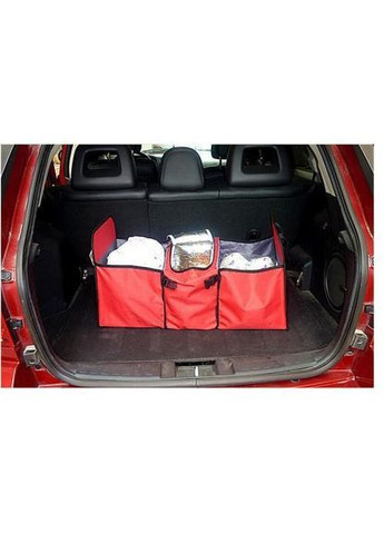 Органайзер - холодильник у багажник автомобіля Червоний колір No Brand (306555084)