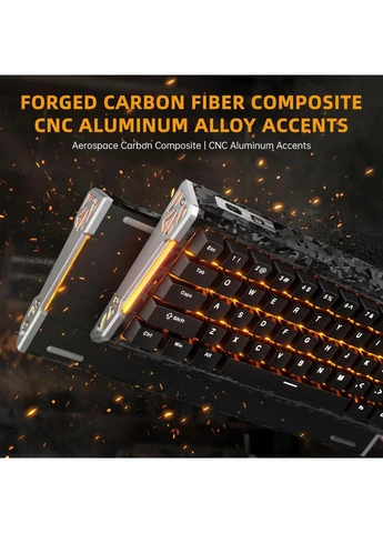 Игровая Клавиатура R68 HE Black Магнитные свитчи. Проволочное, 8000Hz/S. RGB Подсветка, Switch 0.005mm. Rapid Trigger ATTACK SHARK (399343631)