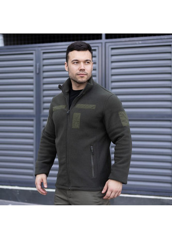 Толстовка флісова Voin з липучками Хакі Pobedov (364989414)