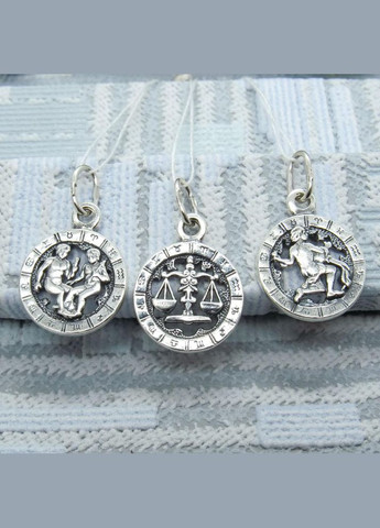 Серебряный подвес знак зодиака "Близнецы (21 мая - 21 июня)" No Brand (350667616)