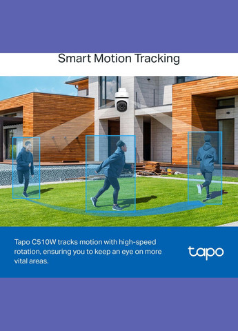 IP-Камера Tapo C510W 3MP N300 зовнішня поворотна TP-Link (314747195)