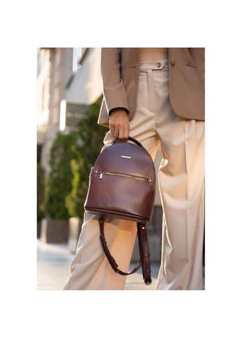 Шкіряний жіночий міні-рюкзак Kylie Марсала (A-026423) BlankNote (330144352)