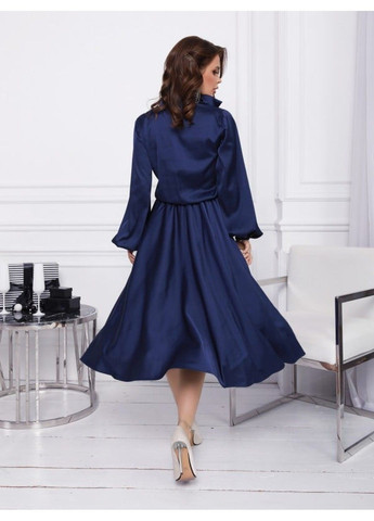 Синее вечернее платье issa pus 12380 синий ISSA PLUS