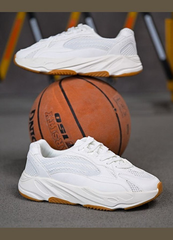 Белые демисезонные стильные мужские кроссовки летние белые Freedom