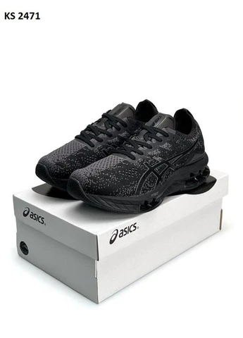 Чорні кросівки чоловічі asics gel-kinsei black асікс гель чорні демісезон No Brand