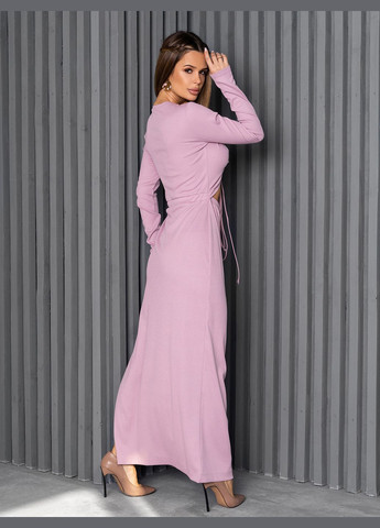 Сиреневое повседневный платья силуэтная ISSA PLUS однотонное