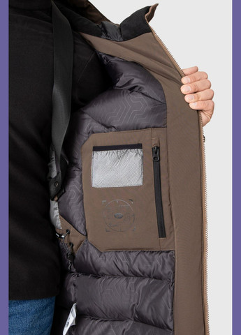 Коричневая зимняя куртка мужская 70521/94 Avecs