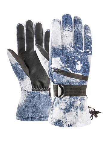 Перчатки лыжные с покрытием для сенсора (ЗП-10013-10) No Brand (314693720)