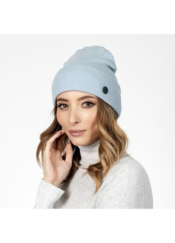 Шапка біні жіноча віскоза блакитна RUTH LuckyLOOK 977-830 (322789990)