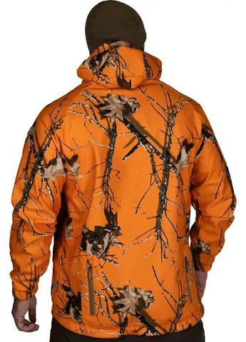 Помаранчева демісезонна куртка rubicon flamewood Camotec