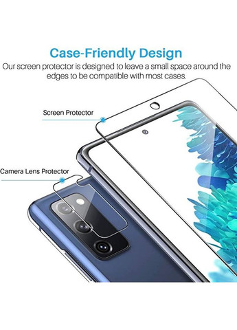 Набор защитного стекла LK 6 в1 для Galaxy S20 FE 5G (3 защитных стекла + 3 стекла для камеры) No Brand (301854275)