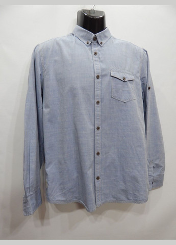 Голубой кэжуал рубашка Tom Tailor