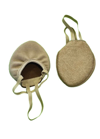 Бежеві тканинні напівчешки велюрові зі зносостійкою підошвою бежеві. Vlad&K (302878821)