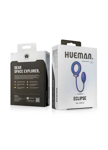 Ерекційне віброкільце з віброяйцем Eclipse Anal Vibrator Hueman (389902367)
