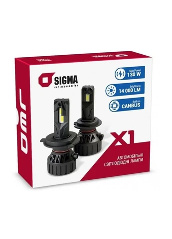 LED автолампы X1 65W HB3/HB4 5000K Sigma (353391440)