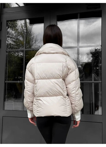 Бежева зимня жіноча зимова куртка SK