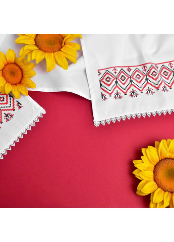 Рушник серветка з українським орнаментом IDEIA 40x140 см з мереживом No Brand (360564381)