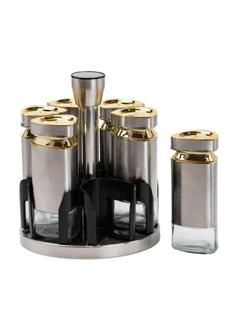 Набор емкостей для специй на подставке 6 баночек по 120 мл HP1326 TS Kitchen (368767521)