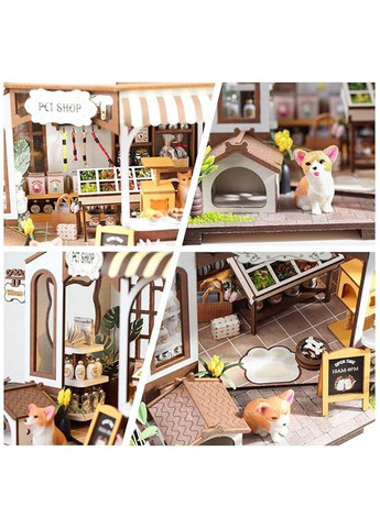 Румбокс Зоомагазин інтерьерний конструктор Pet Shop TSZH218 No Brand (362452743)