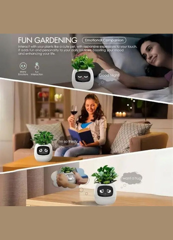 Интерактивный умный горшок для растений - IVY Smart Planter Tuya AI (312475697)