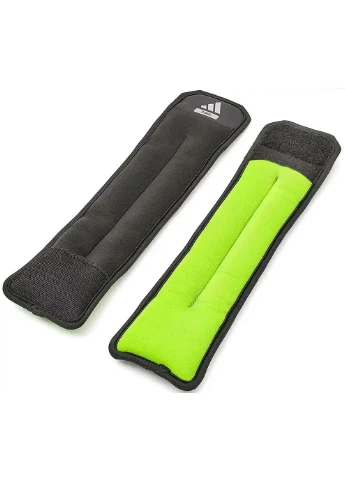 Обважнювачі для щиколотки/зап'ястя Ankle/Wrist Weights Чорний, Зелений 0,5 кг adidas (395619078)