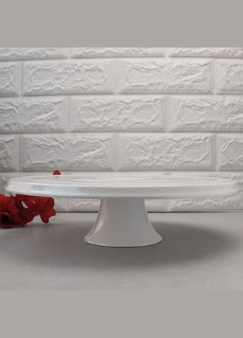 Підставка під торти та десерти на ніжці HoReCa HLS Extra white 27,5 см Hell (303213384)