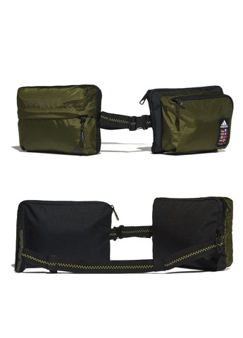 Поясная сумка на пояс плечо бананка adidas explorer primegreen waist bag (278643951)