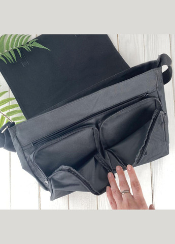 Мужская (женская) сумка через плечо для спортзала дорожная универсальная Style #012 Черный No Brand (322119115)