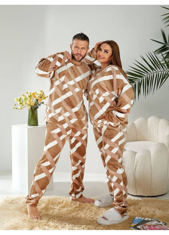 Бежева піжама унісекс мʼякий плюш,туреччина,дуже тепла,штани та кофта Україна