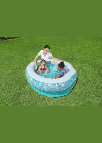 Надувний дитячий басейн 150x127x43 см 52489 (150 x 127 x 43 см) з блискітками Bestway (335048145)