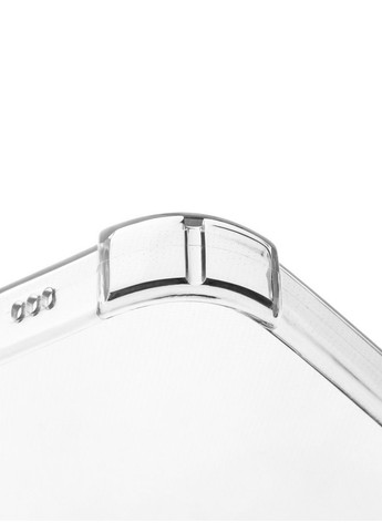 Силиконовый противоударный чехол панель + стекло 9Н на Iphone 13 Pro с защитой камеры прозрачный Case (349843601)