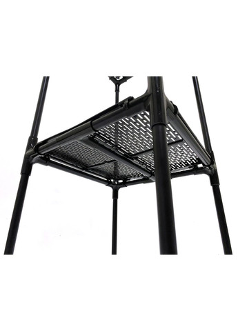 Кутова підлогова полиця у ванну кімнату з вішалкою для плічок Cornetta Broody (300778450)