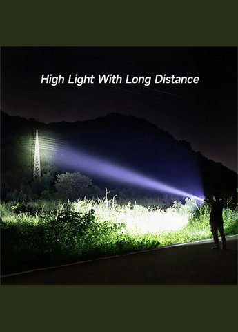 Ліхтар ручний світлодіодний Smiling shark із вбудованим акумулятором Digital (315889528)